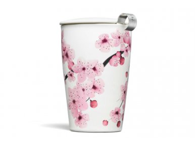 Tea Forté Kati Mug Hanami - Ceramic Tea Cup - Removable Infuser