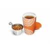 Tea Forté Kati Mug Chakra- Ceramic with removable infuser