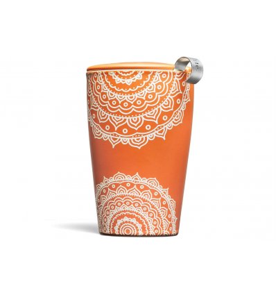Tea Forté Kati Mug Chakra- Ceramic with removable infuser