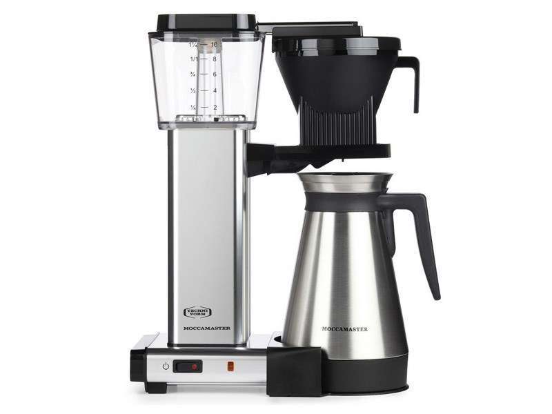 Cafetiere isotherme Moccamaster KBGT alu poli 125 cl et cadeaux offert